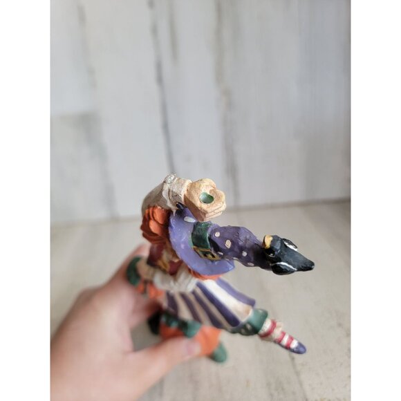 Witch ballerina Pumpkin Halloween home decor figure - Picture 4 of 9